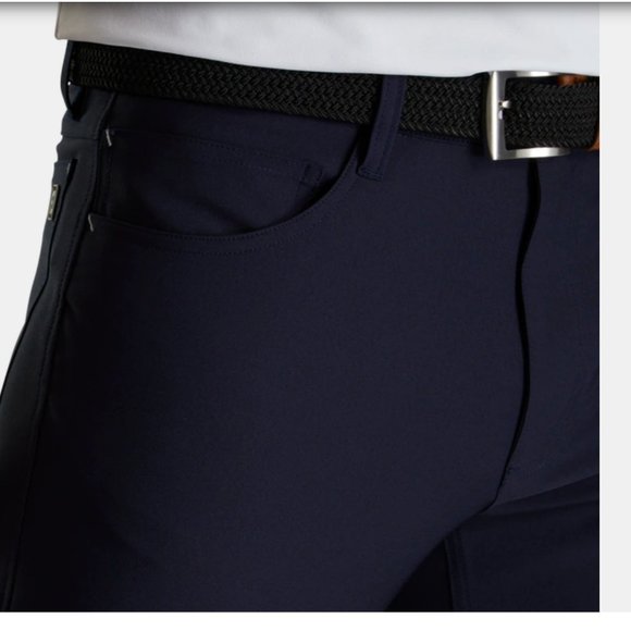 FootJoy Performance Golf Pants | Mens W 33 / L 32 | Navy Blue - Picture 2 of 5